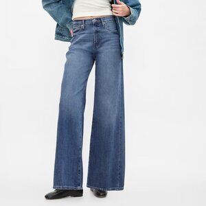 GAP High Rise Wide Leg Jean 10 Long - never worn